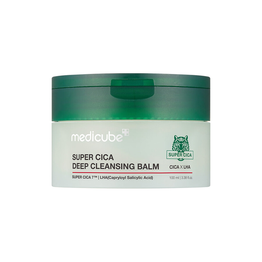 bálsamo de limpeza esfoliante medicube super cica