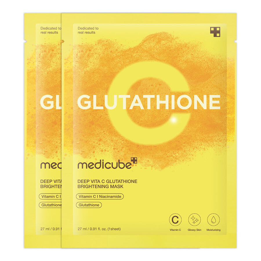 máscara medicube deep vita c glutationa