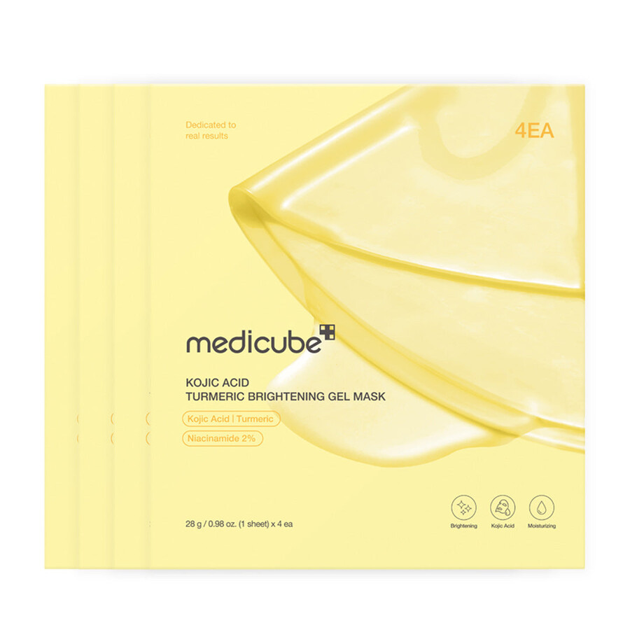 máscara de gel medicube kojic acid turmeric gold jelly