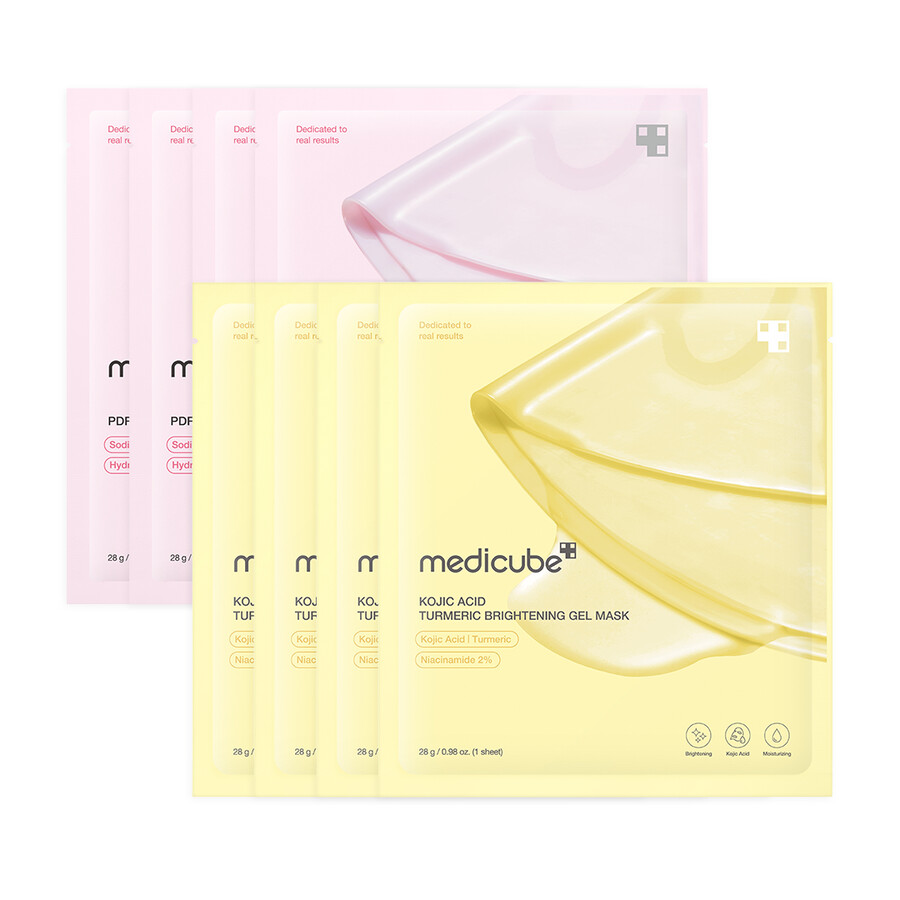 máscara de gel medicube kojic acid turmeric gold jelly