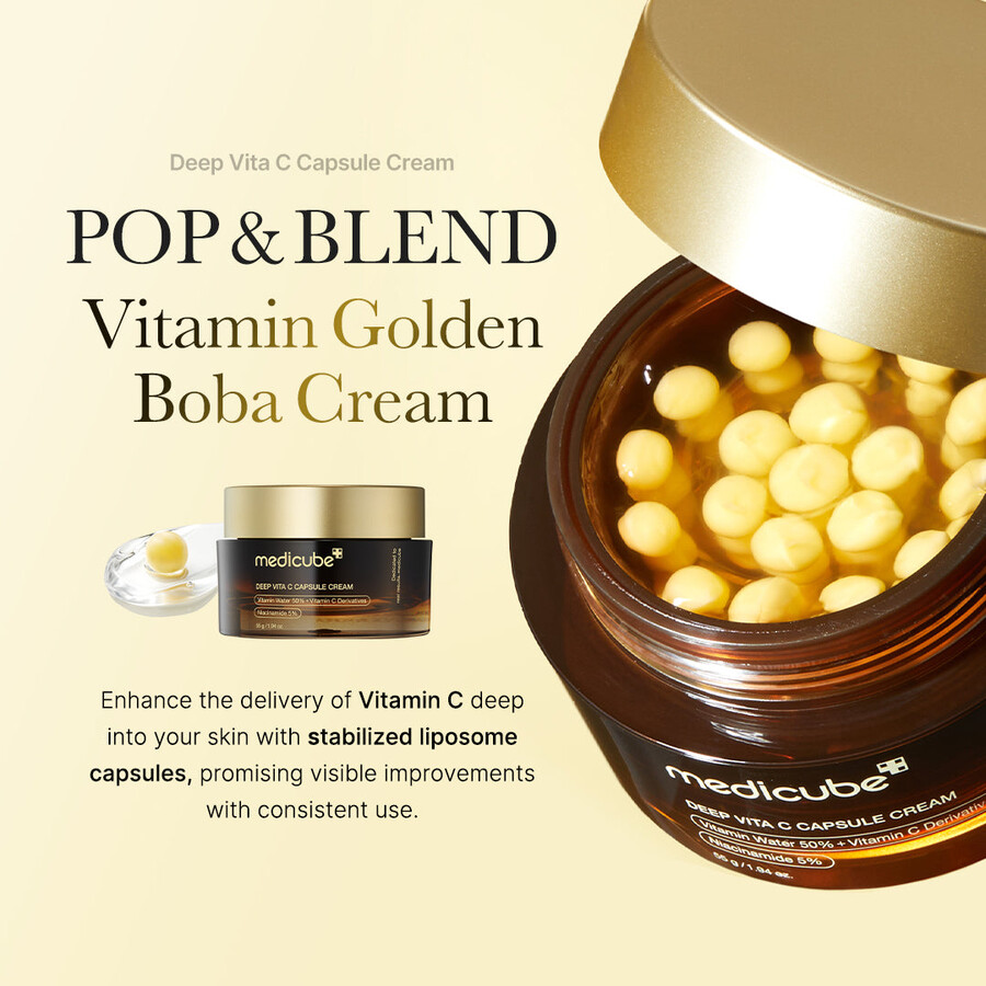 medicube deep vita c cápsula creme
