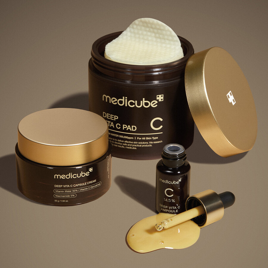 medicube deep vita c cápsula creme