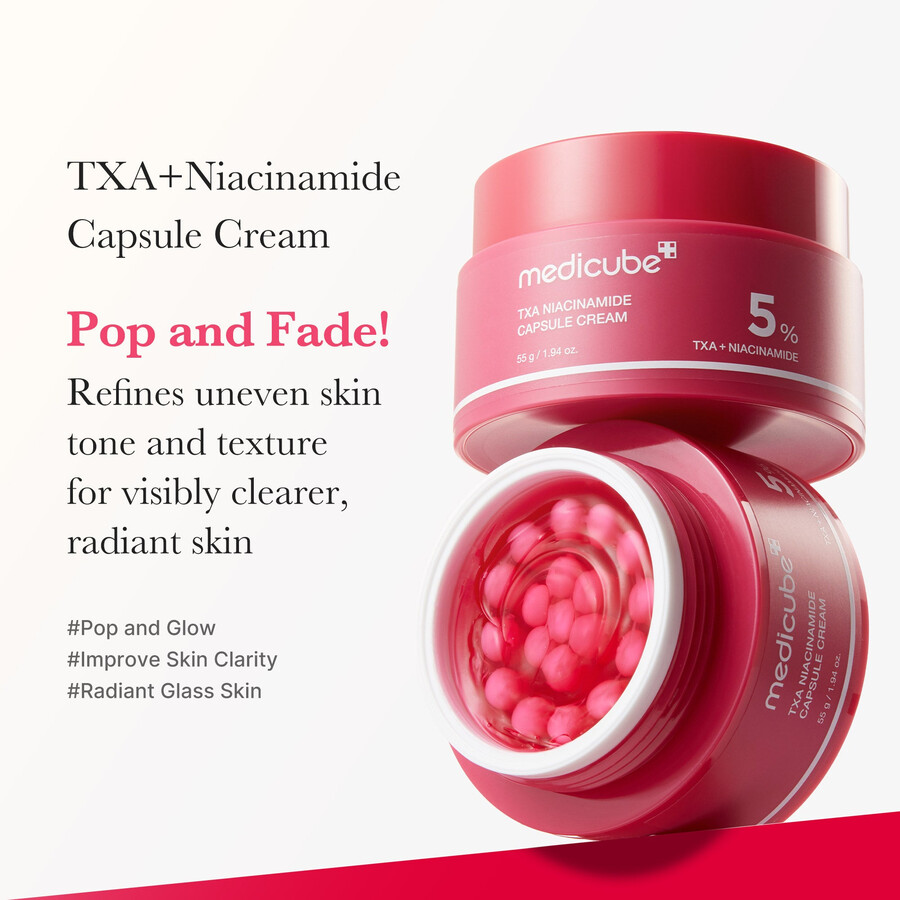 creme cápsula de niacinamida medicube txa