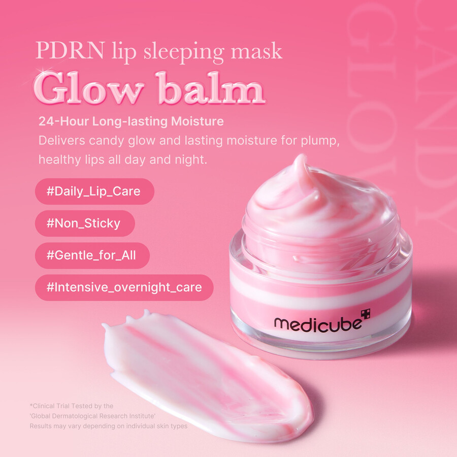 máscara labial noturna medicube pdrn