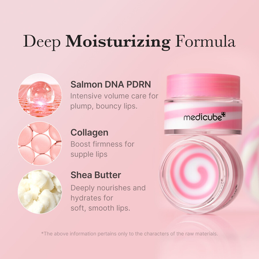 máscara labial noturna medicube pdrn