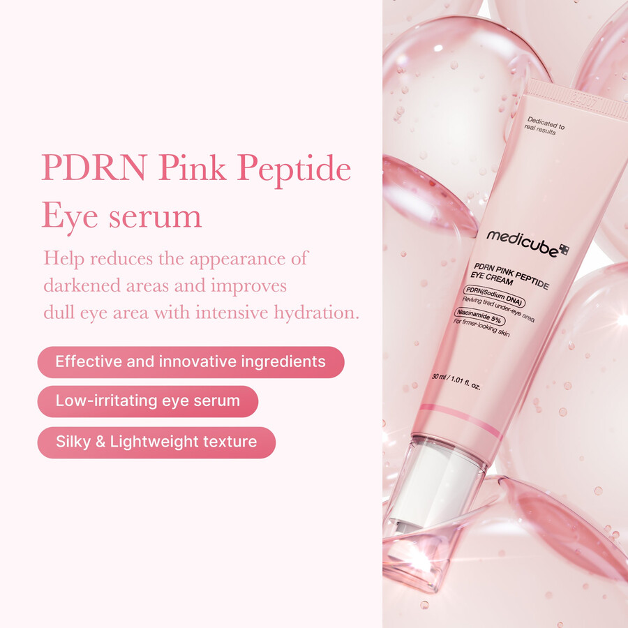 creme para os olhos medicube pdrn pink peptide