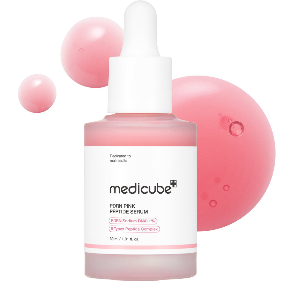 soro peptídico rosa medicube pdrn