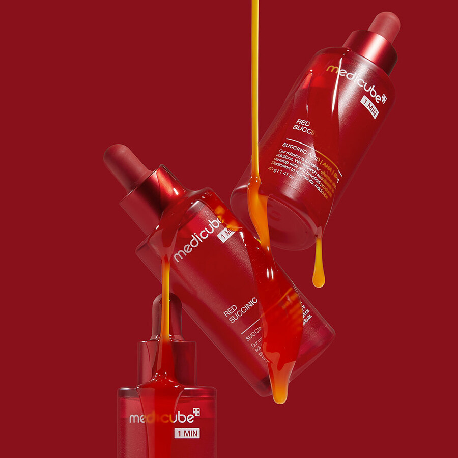 medicube 21 sérum de limpeza potencializador com Ácido succínico vermelho
