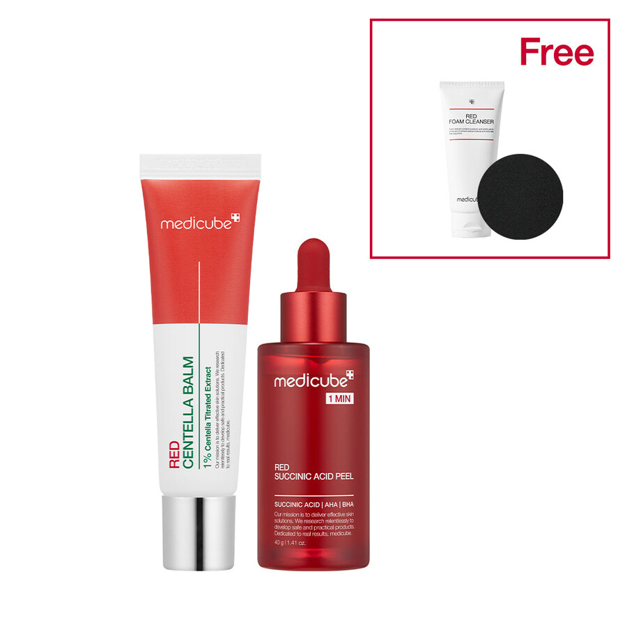 medicube 21 sérum de limpeza potencializador com Ácido succínico vermelho