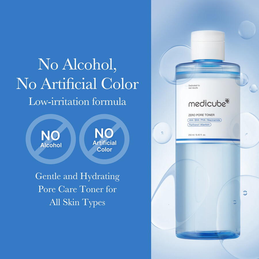 tônico medicube zero pore