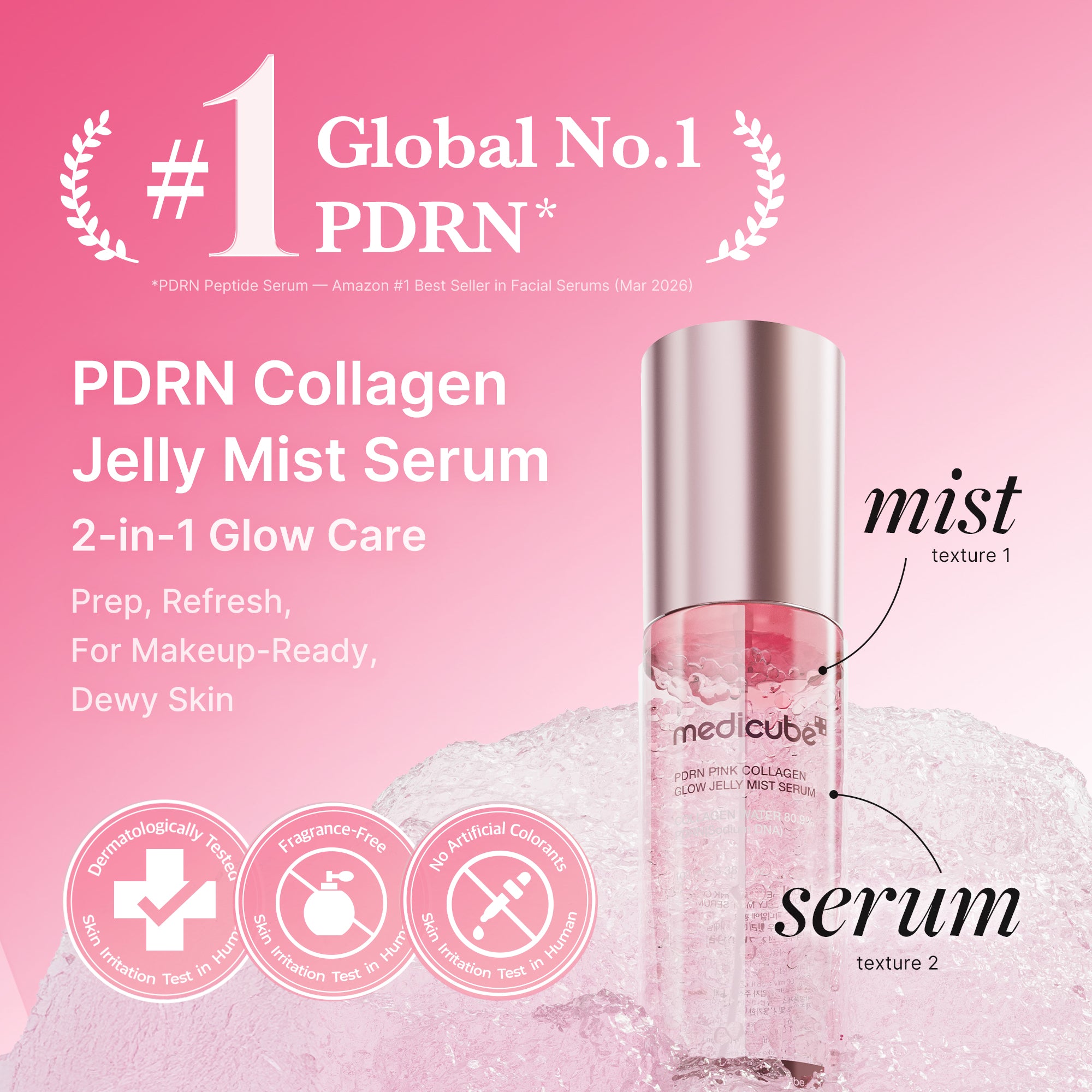 medicube pdrn colágeno jelly mist serum
